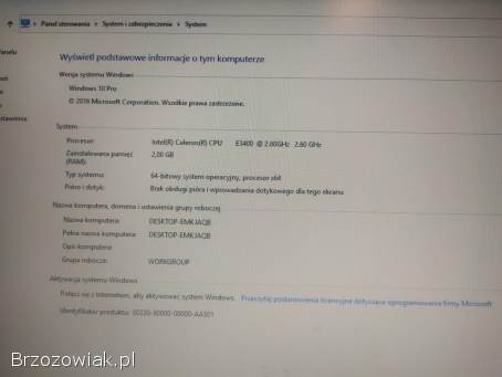 Sprzedam komputer i monitor LG Flatron W2042S