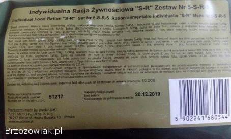 Racje żywnościowe SRG