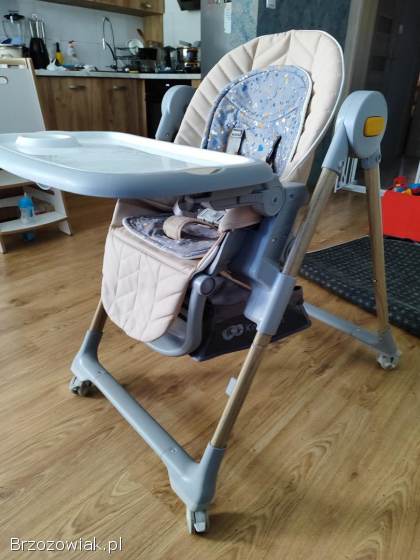 Kinderkraft Lastree 2w1 Leżaczek krzesełko do karmienia