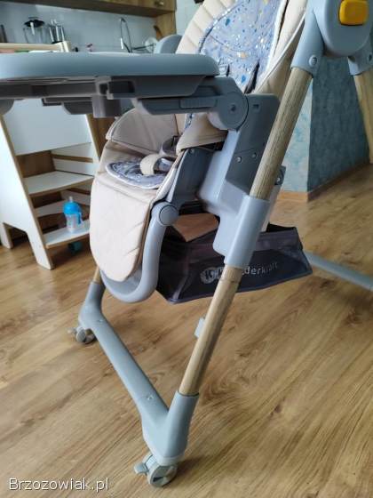 Kinderkraft Lastree 2w1 Leżaczek krzesełko do karmienia