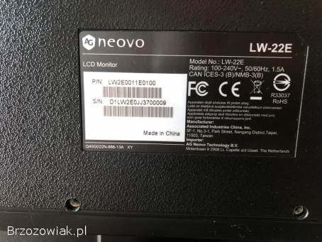 Sprzedam monitor 22 cale AG Neovo model LW22E