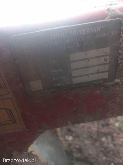 Pług 4 skibowy duży awemak 4x40