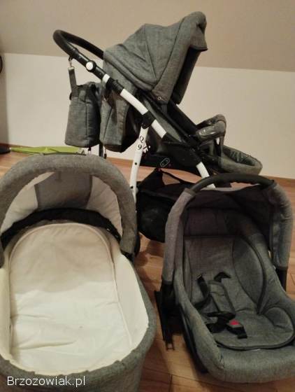 WÓZEK DZIECIĘCY BABY MERC 3W1