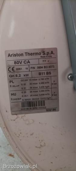 Boiler gazowy Ariston 80L