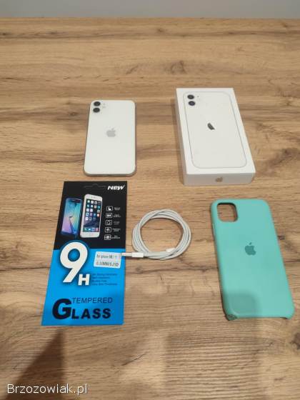Okazja!  Iphone 11 -  Biały!  Super Stan!  Gwarancja!