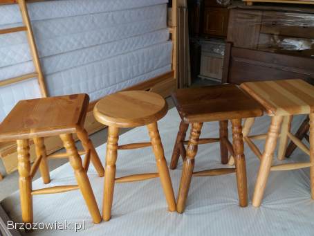 Taborety nowe -  drewno sosnowe