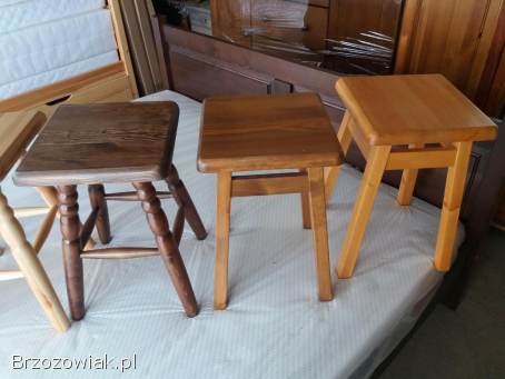 Taborety nowe -  drewno sosnowe
