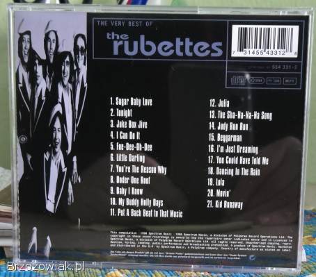 CD THE RUBETTES -  The Very Best Of The Rubettes.  70 s Glam Rock.