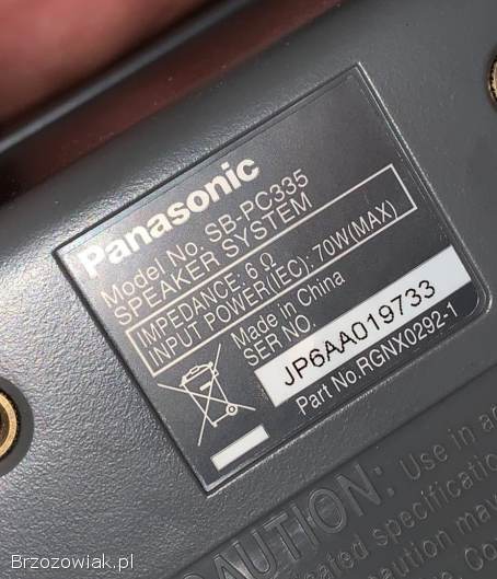 Kino domowe Panasonic -  amplituner,  subwoofer,  głośniki,  zestaw 5.  1