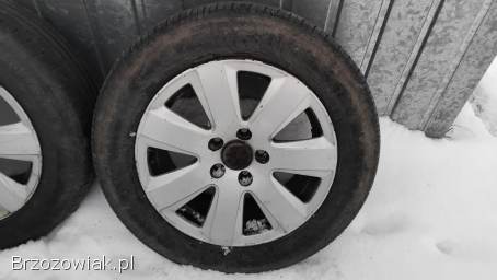 Koła Alufelgi z oponami 5x112 r16 7j et42 Audi Volkswagen Skoda Seat