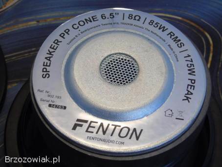 Głośniki 4 szt Fenton 175 wat 8 ohm 6,  5 cala WYSYŁKA.