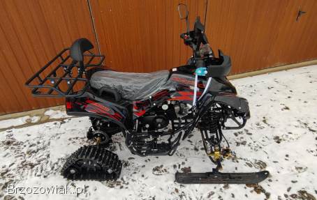 PROMOCA Quad 125 zimowy GĄSIENICE + PŁOZY KXD Varia PRO wsteczny,  rozrusznik