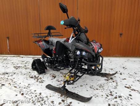 PROMOCA Quad 125 zimowy GĄSIENICE + PŁOZY KXD Varia PRO wsteczny,  rozrusznik