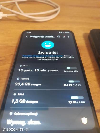 Oryginalny Smartfon -  Samsung M12 -  stan idealny