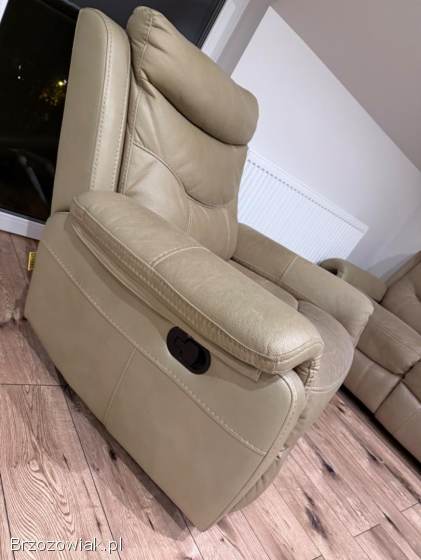 Komplet fotele + kanapa z funkcją relax