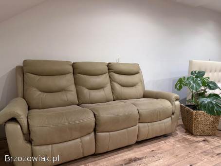 Komplet fotele + kanapa z funkcją relax