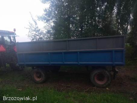 Przyczepa Sztywna kaczka z nadstawkami odnowiona burty 2x50