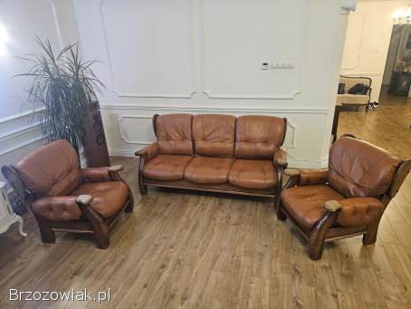 Komplet wypoczynkowy sofa + 2 fotele