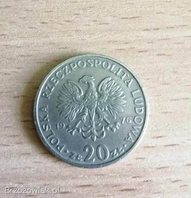 Moneta 20 zł Marceli Nowotko moneta PRL bez znaku