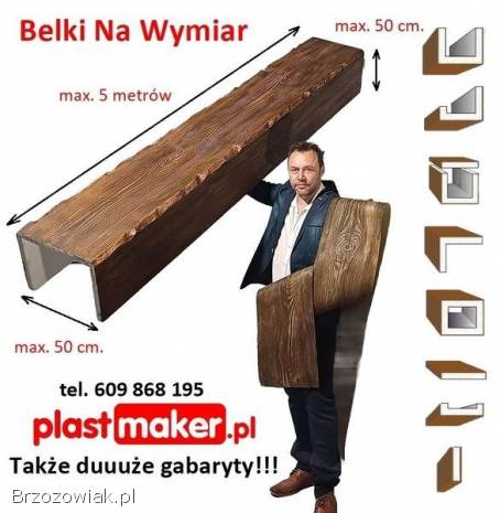 Imitacja Drewna NA WYMIAR!  belki rustykalne i elastyczne deski elewacyjne