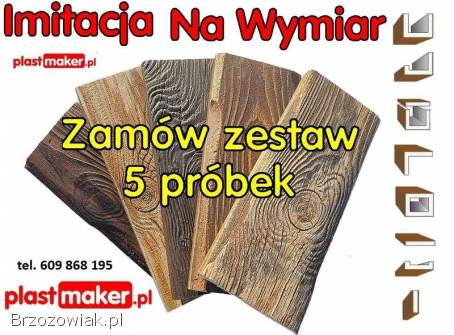 Imitacja Drewna NA WYMIAR!  belki rustykalne i elastyczne deski elewacyjne