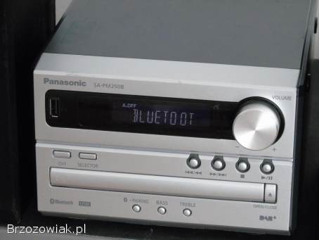 Wieża Panasonic radio USB mp3 BT CD kol.  DOSTAWA