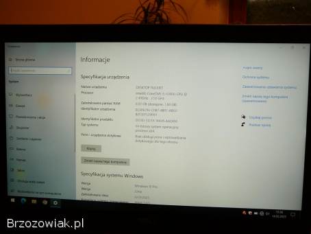Laptop DELL Latitide 7480 dysk 512 GB SSD M.  2 NVMe