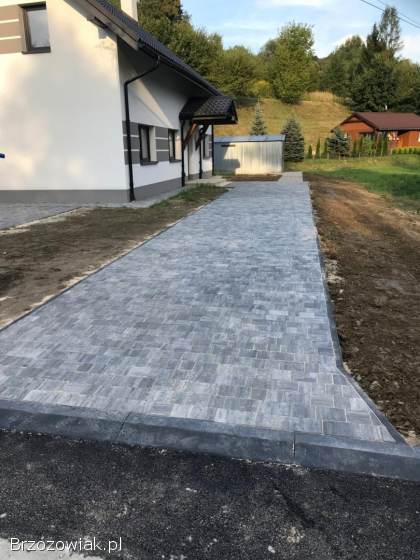 Układanie kostki brukowej!