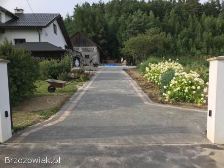 Układanie kostki brukowej!