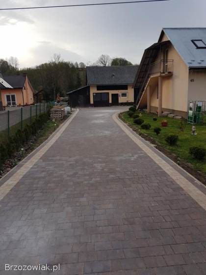 Układanie kostki brukowej i granitowej