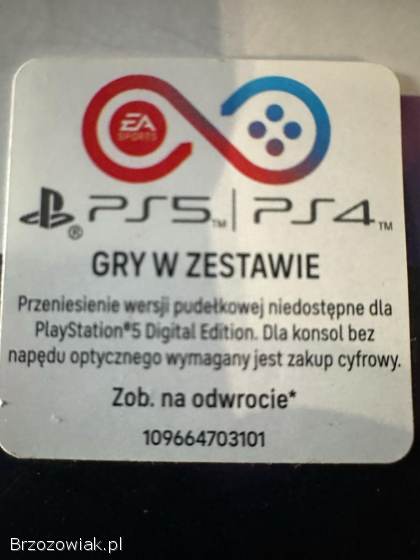Konsola PlayStation 5 + Pad dualsense + Fifa 21 -  Bardzo dobra cena