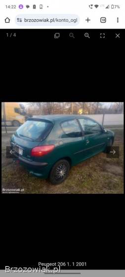 Peugeot 206 1.  1 sprawny  2002