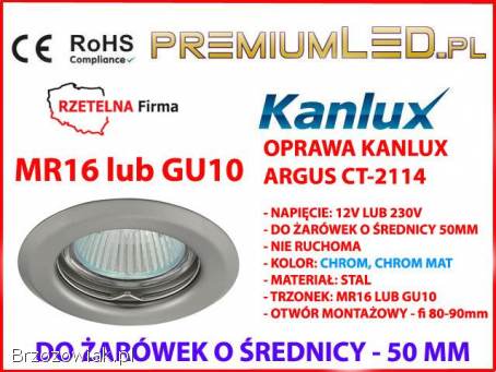 Oprawy halogenowe Kanlux całość kable złączki komplet nowe